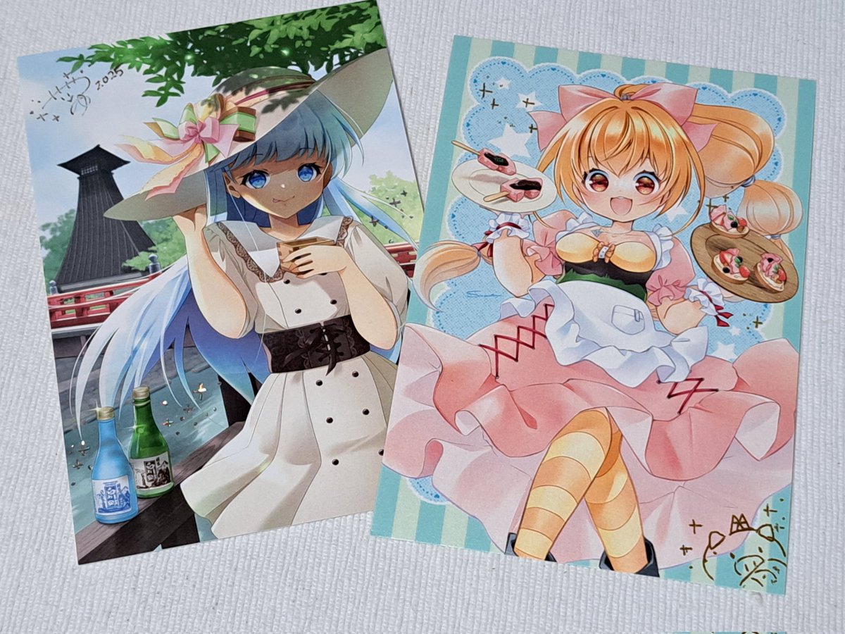 「#ときめぐり展 に置いてきた直筆作品たちですが、ドローイングと大色紙サイズ以外金」|ささつゆ🦊5/5【COMITIA144】H28b📚5/6【A40】参加のイラスト