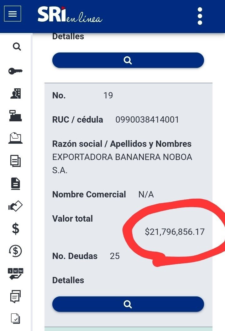 KevinRojas_O's tweet photo. Del puesto #1 al #19… en solo 19 meses ejerciendo el poder!
El Gobierno despidió a 5.000 trabajadores públicos, con el discurso de sostenibilidad fiscal, sin embargo le condonan casi $72 millones en deudas a Bananera Noboa que pasó de deber $93,2 millones al SRI a solo $21,7 millones!  La ley de “Integridad Pública” ¿Serviría para luchar contra las mafias? O ¿usar el poder para favorecerse a sí mismo? Se nos burlan en la cara!
#SOS #Senosllevanelpaísenpeso #Ecuadorencrisis