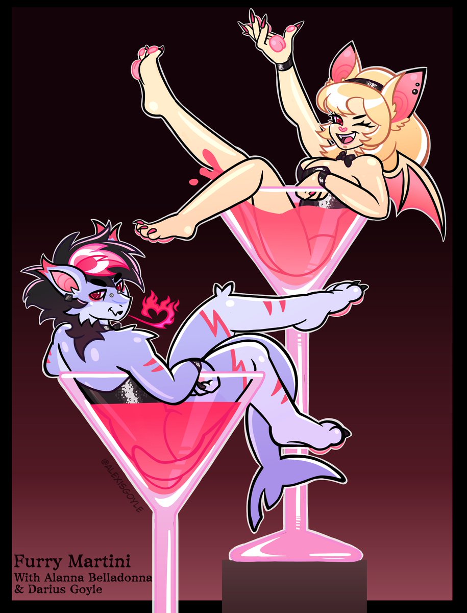 Alexisgoyle's tweet image. Furry Martini 💗🍸

#furryartwork #furry #furryartist #furryart