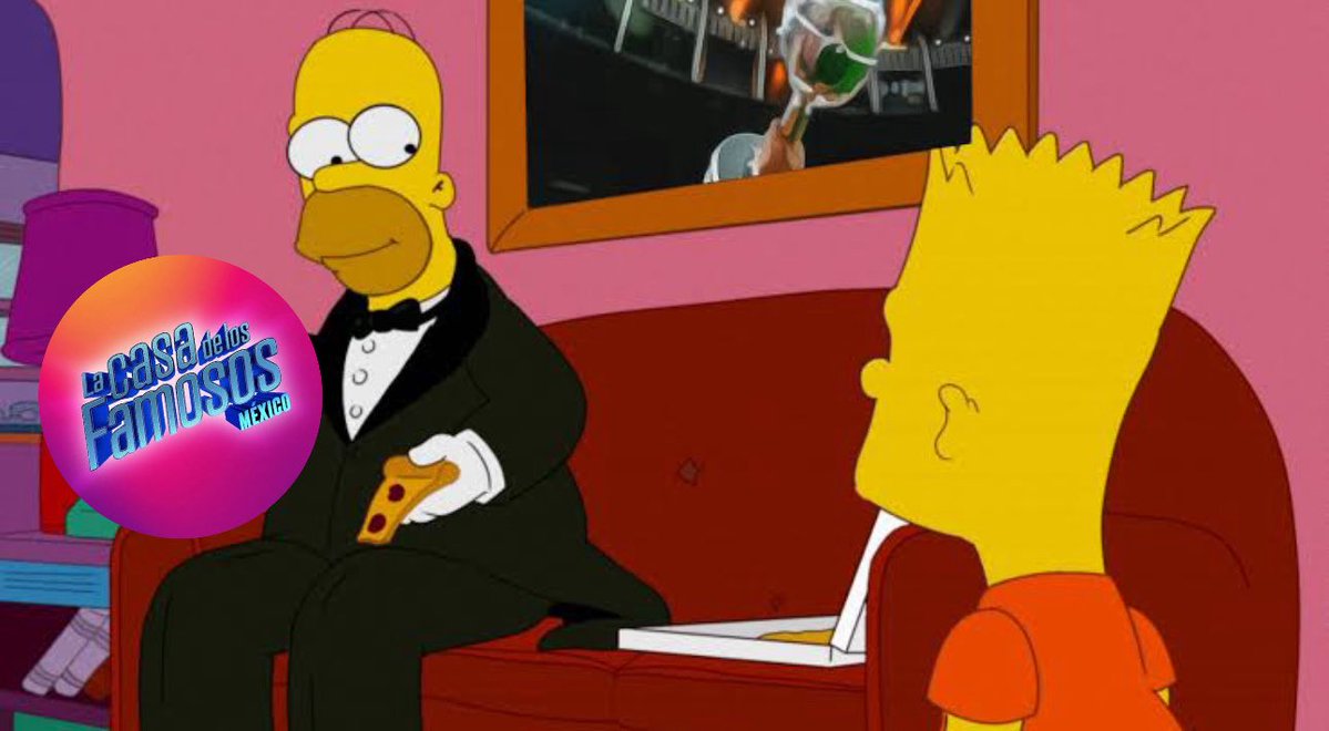 oswaldomujica's tweet image. - Por qué tan elegante, Homero?
- hoy empieza #LaCasaDeLosFamososMx, muchacho.