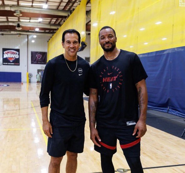WadexFlash's tweet image. Erik Spoelstra on what Norman Powell brings to the HEAT:
βThe competitive spirit, the nature, the toughness that he brings β thats the part we really liked about him initiallyβ¦excited to have his personality and his competitiveness with our group.β
We ready for next seasonπ£οΈ