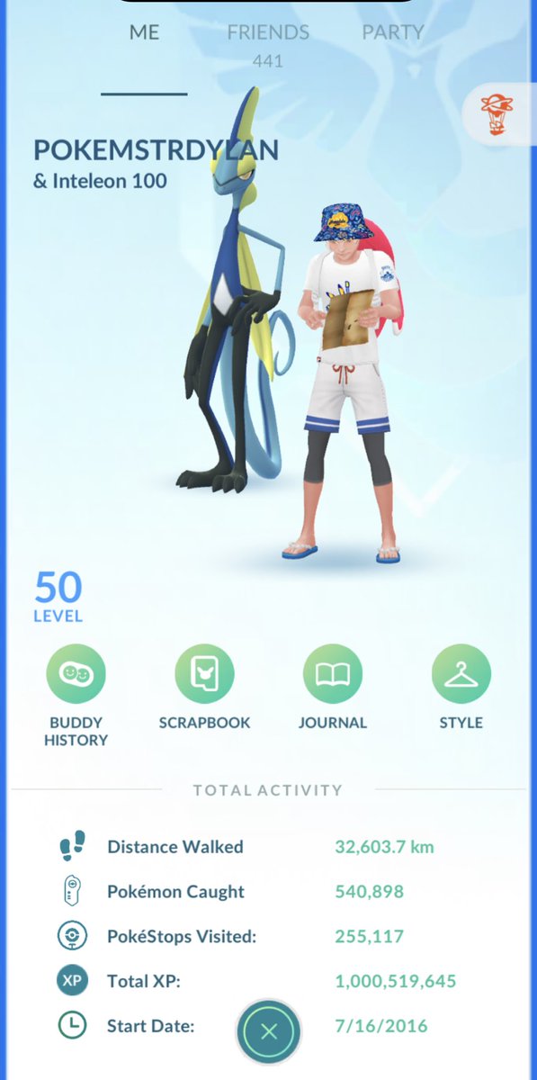 DylanJustison's tweet image. 1 BILLION XP! What a grind this week was. I worked all but 1 day of this event. Going into Go Fest Jersey I was hoping to get to 800 million XP and not even 2 months later I’m at 1 Billion!!! Thank you everyone for your help.  Anything really is possible! 

#PokemonGo