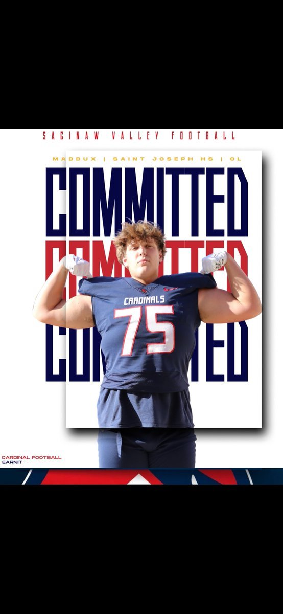 TheD_Zone's tweet image. Saint Joseph 2026 OT Maddux Murphy has committed to Saginaw Valley State
football.thedzone.com/players/maddux…