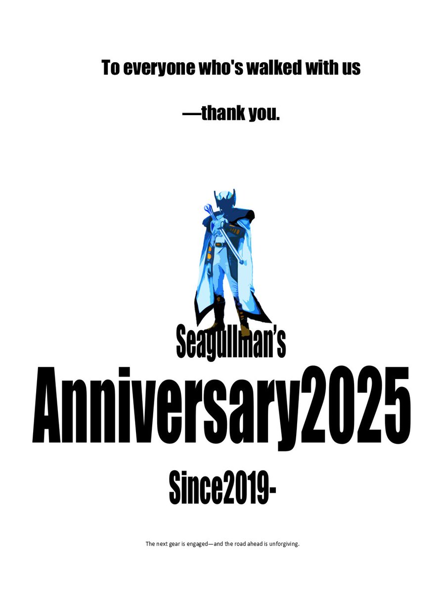 SeaGullman_8's tweet image. #シーガルマン
#Seagullman
#Anniversary2025
#八戸
#Hachinohe