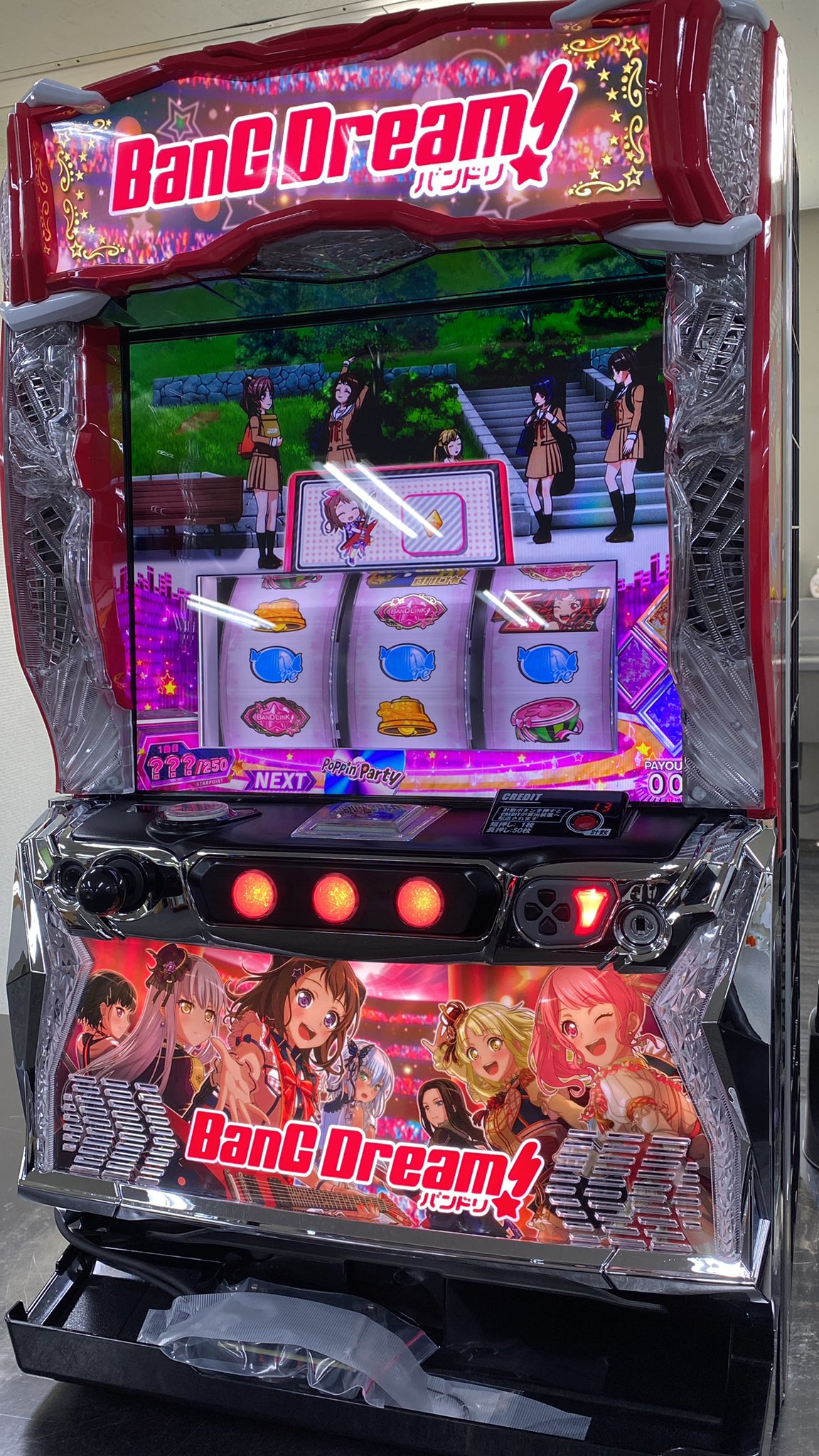 バンドリ スロット実機 バンドリ！ スマスロ 実機 本体 イヤホンコンバーター+高性能