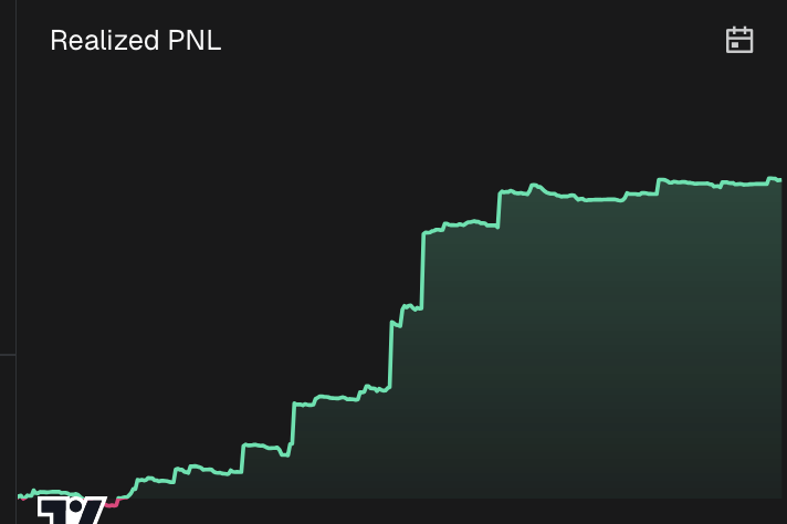 degengamblah's tweet photo. WHY YOU MAKE NO MONEY TRADING FOR A 2X: 
This might get long, but im going to try & explain why I trade the way I do.

Below is a chart of 100 trades, the win rate is 30% for a 2x, the other 70% of trades result in a 50% loss. Starting with $1000 & entering with $100 into each trade.

The results, the trader ended up losing $200 across 100 trades. Or 20% of their account. In reality, most of you probably have a lower than 30% win rate, you probably lose more than 50% on each trade and dont even realise the 2x. So your results are much worse

Now here is a crazy dramatic change. I ran the same simulation. But instead of selling for 100% gain, I changed it to 200% gain. Still 30% win rate, -50% loss on losers. The simulation resulted in a total profit of $2,250. Or over a 200% gain on the entire portfolio.

You MUST know your stats, your WR. Your average loss

Now here is an even more EXTREME chart. Starting with a $1,000 portfolio & simulating 100 trades - each risking $100, with a 30% chance to gain 500% & a 70% chance to lose 90% of the position, the final portfolio value is $9,700.

So if you are prepared to hold to almost 0, or wait it out to get a 5x you would almost 10x your portfolio over 100 trades assuming a 30% WR. Even if lower, you would still be up massively.
Now this is my 30 day PNL. People joke that it looks like im going up a stair case. There is no slow grind up to the right. When I win I take quantum leaps in profit. I win big, or I lose small (relative to portfolio). Flat or vertical.

I hope this helps you understand the numbers behind why you are losing long term. You get so excited to finally have a winning trade, immediately sell for your 2x and then get back to losing. THIS IS WHY.

You have to know your numbers, you have to know why it's going wrong. Revert to believing in higher, revert to holding positions, revert to holding. Dont get blinded by these fkn fifteener's who convince you that the only way to make money is flipping new pairs.