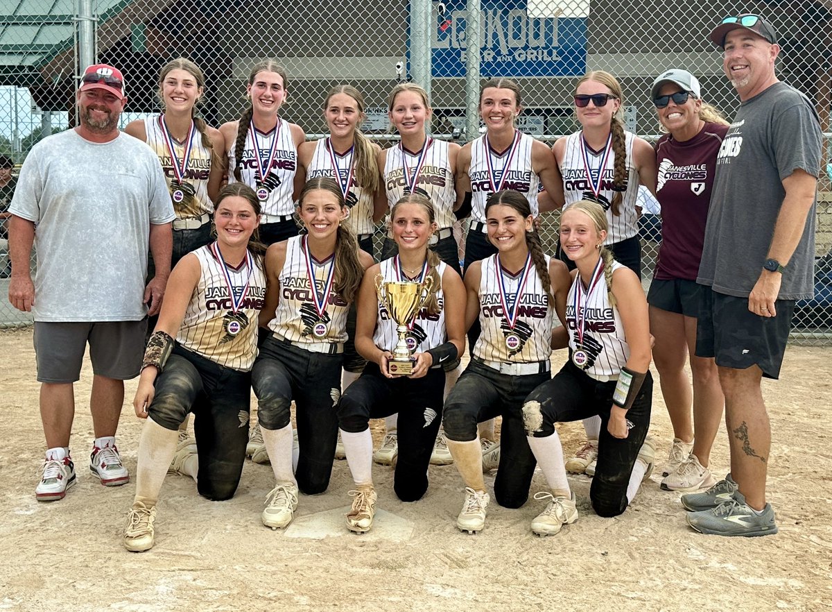 What a run. 💪🔥

Over 4 days, the Janesville Cyclones 16U team played 12 games, finishing 10-2 at the 2025 NAFA Northern Nationals.

Out of 112 teams, 28 made the Platinum Bracket — and the Cyclones finished 3rd overall. 🥉

Incredible effort, grit, and heart from this group all