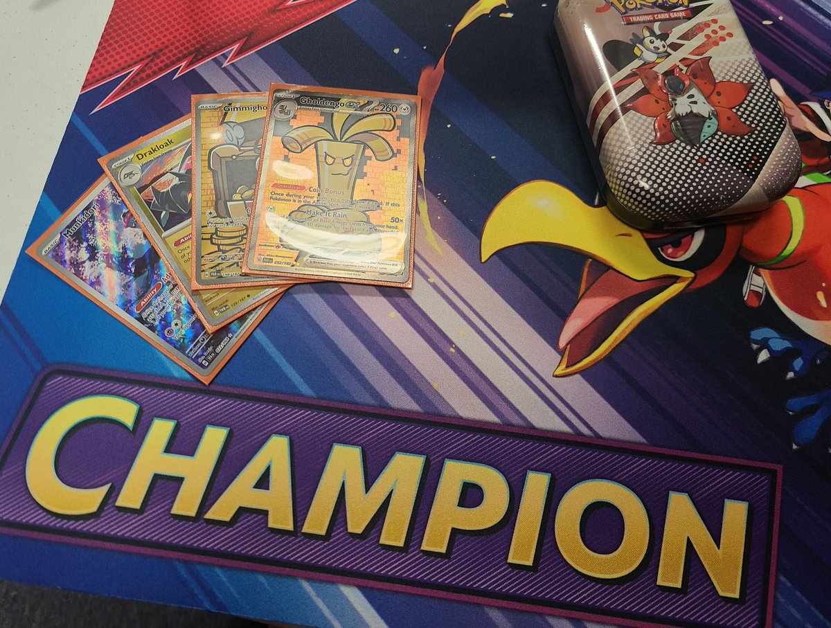 PokeDadRob520's tweet photo. Won the Evolve Cards and Collectibles league cup today with Dengo. Might seem small, but converting good runs to wins was a major goal coming into this season.
Thanks to my Team Evolve teammates for helping me get ready.
#TeamEvolve #WhyNotUs https://t.co/cj4yZkP3er