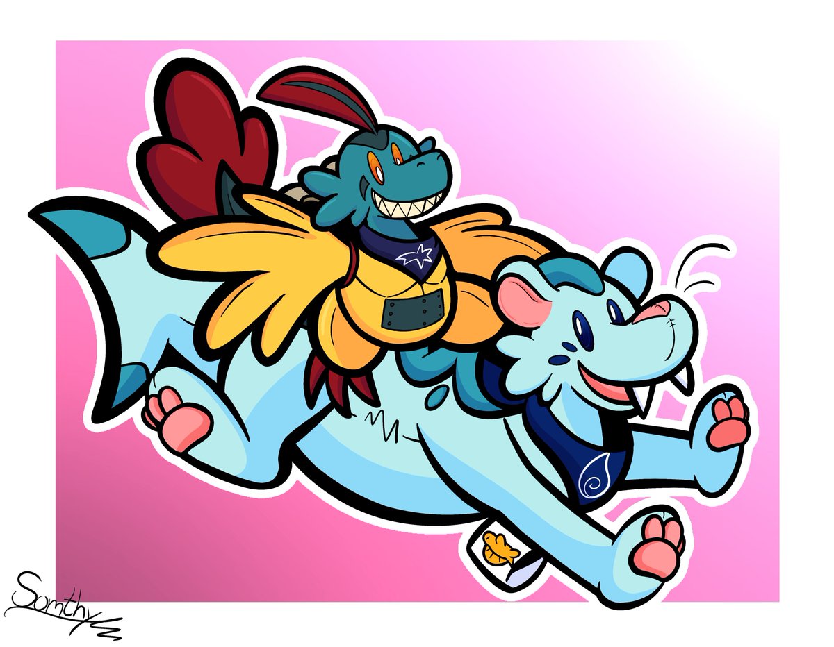 MiyolyleSomthy's tweet image. Art Fight 2025 Attack #15 (Revenge)
Snep Fishtail &amp;amp; Archex Plumagile!!

Character belongs to DerpFerret on Art Fight