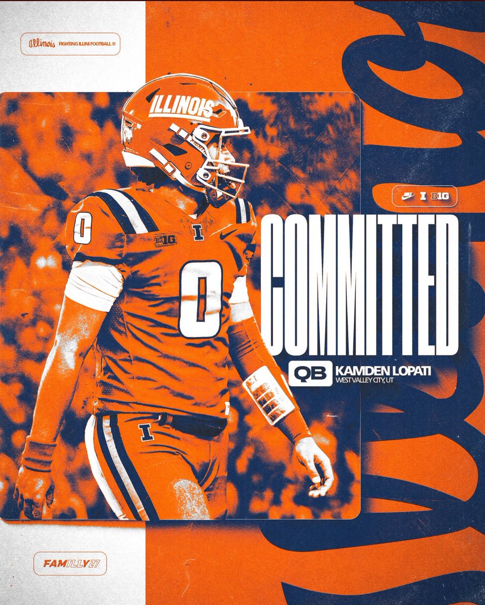 I am grateful to all the coaches that have taken the time to recruit me at West High. I am humbled and honored to announce my Commitment to the University of Illinois Fighting Illini. #famILLy <a href="/BretBielema/">Bret Bielema</a> <a href="/BarryLunneyJr/">Coach Barry Lunney, Jr</a> <a href="/artursitkowski4/">Artur Sitkowski</a> <a href="/coachsolovi/">osolovi</a> <a href="/westpanthersfb/">West High Football</a> <a href="/Andy_Pham1/">Andy</a>