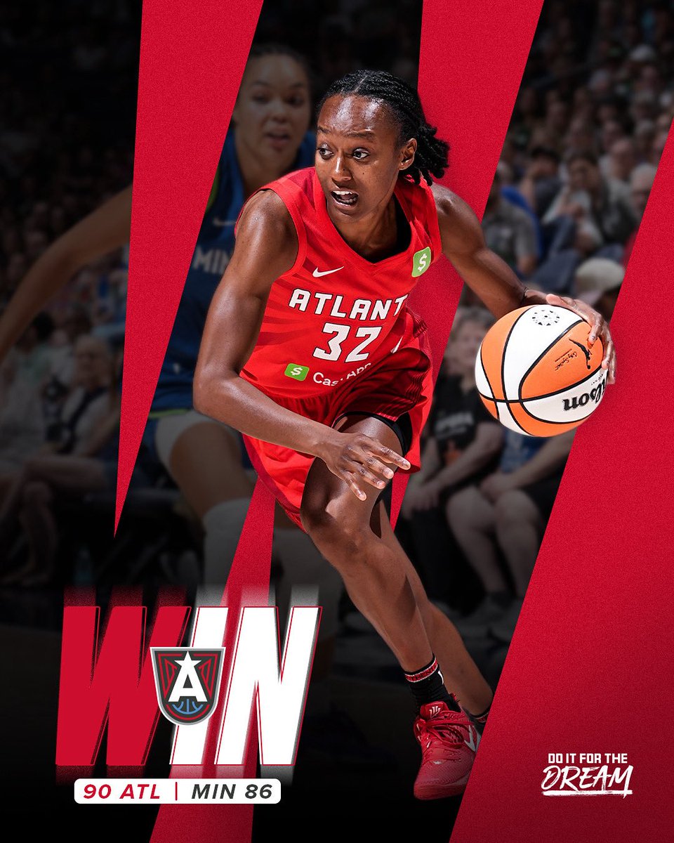 AtlantaDream's tweet image. DREAM WIN! 🔥

#DoItForTheDream