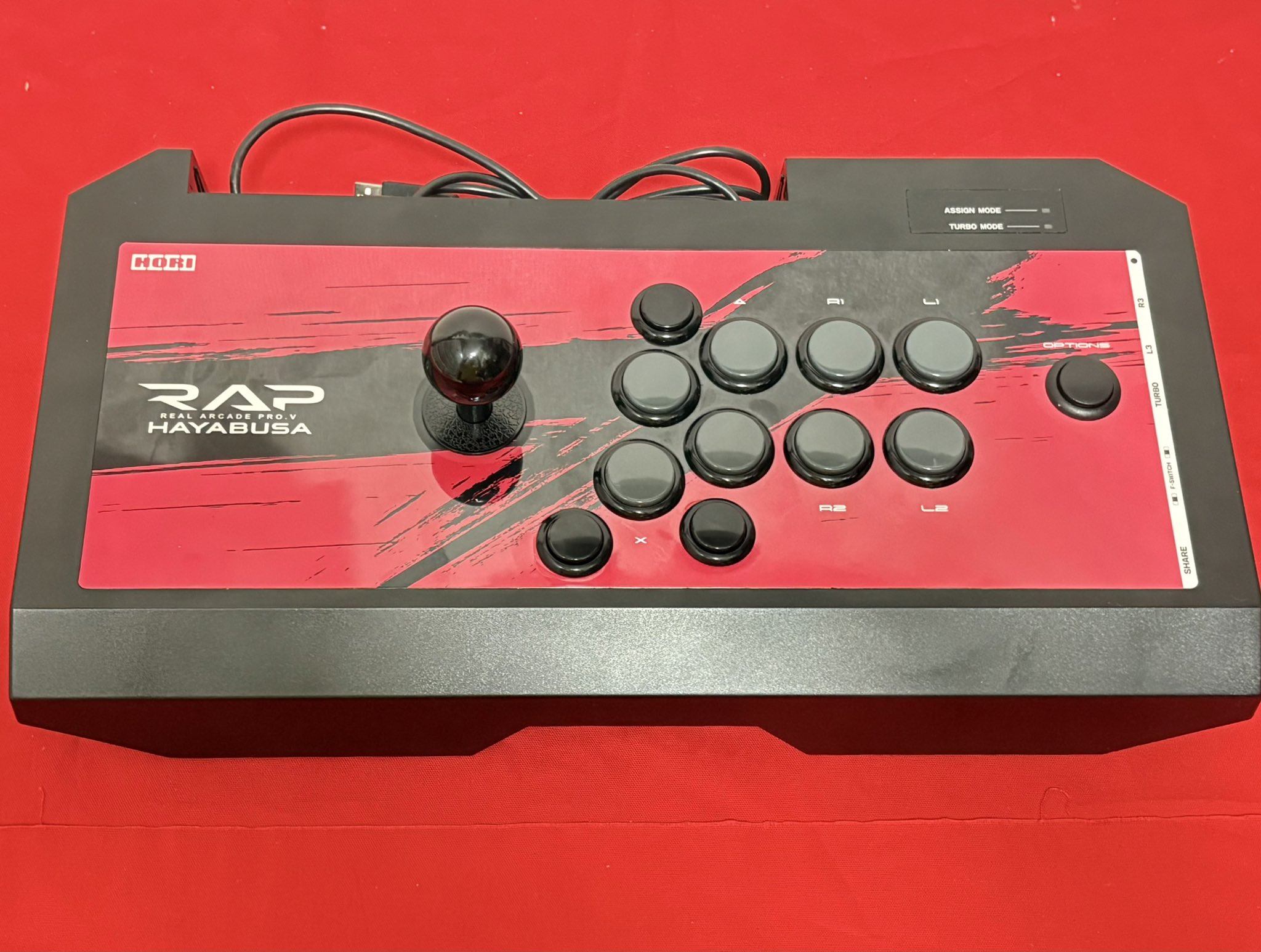 Hayabusa vアーケードコントローラー　レバーレス akekon-dojo🕹ゲームコントローラー専門店🕹自作アケコン