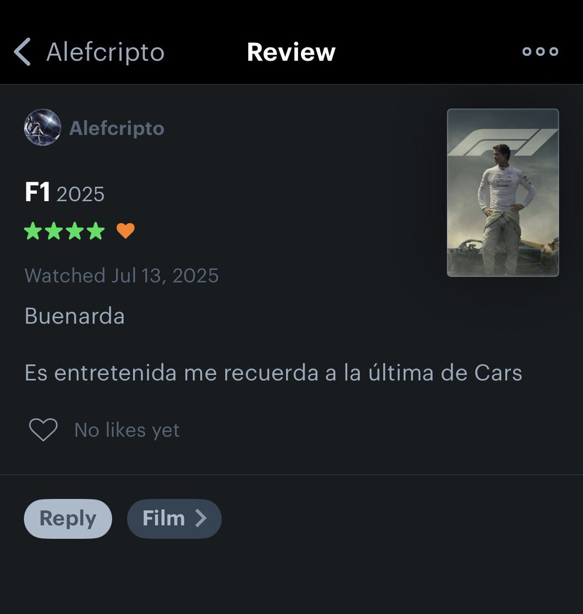 Miss reviews son súper honestas en letterbox