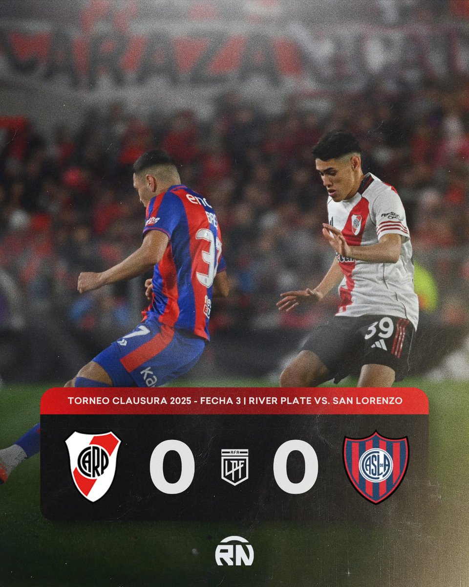maxpugliese92's tweet image. 🚨 #River EMPATÓ 0 a 0 con San Lorenzo en el Monumental.
¿Que te pareció el partido?