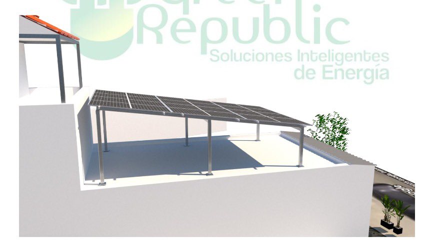 Antes de que instalemos un sistema de #panelessolares diseñamos un render para que nuestros clientes estén de acuerdo con la instalación 🤓
