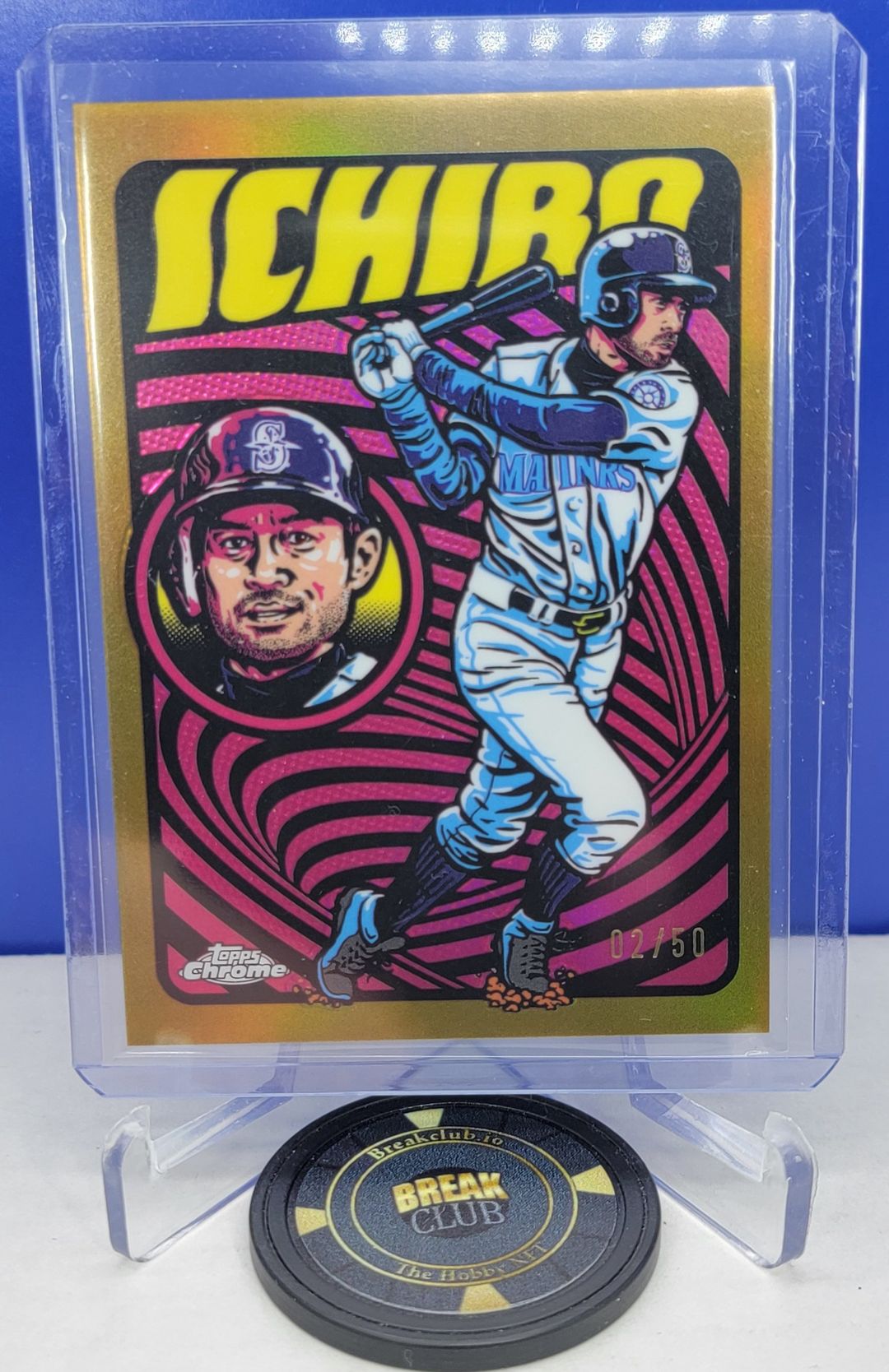 イチロー　FLEER ULTLA カード　PSA5 s-l400.jpg