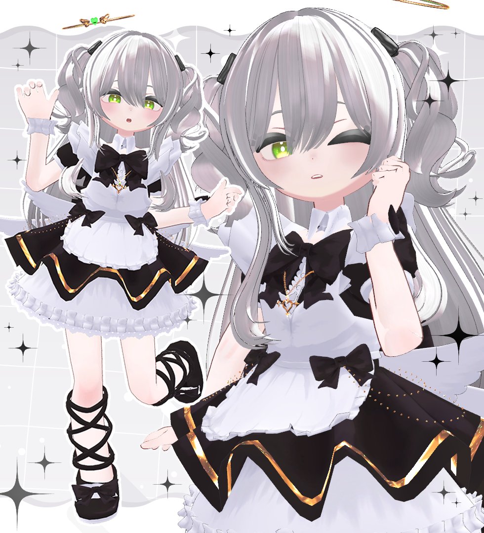 天使なメイドちゃん🖤
#ねのくに #MapleMaid