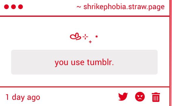bbeetleparty's tweet image. this is so intimidating LMFAO
kind of ??? i literally just reblog stuff once in a while but !! i guess yes i am a tumblr user
puppyaid.tumblr.com