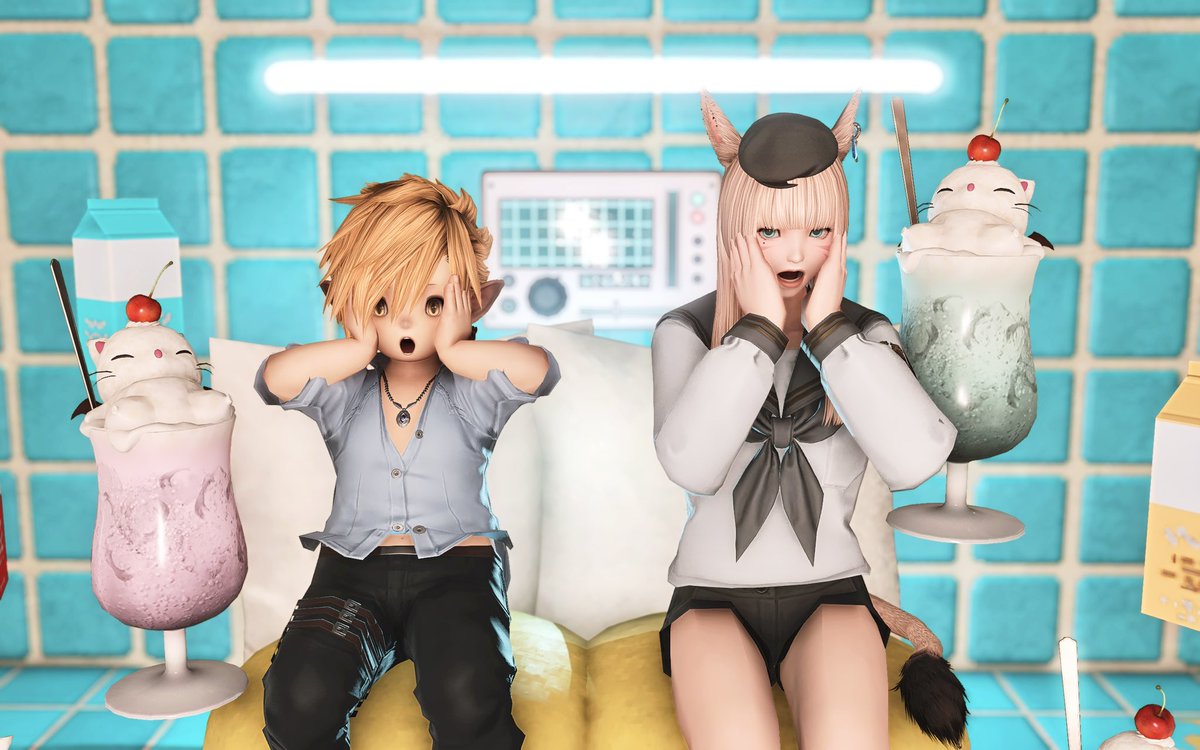 anjirff14's tweet image. (ฅ°ﾛ° ฅ)

#みけのおへや