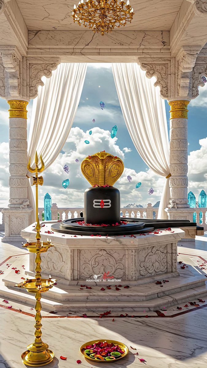 ॐ त्र्यम्बकं यजामहे सुगन्धिं पुष्टिवर्धनम्।
उर्वारुकमिव बन्धनान्मृत्योर्मुक्षीय माऽमृतात्।।

ॐ नमः शिवाय 🙏