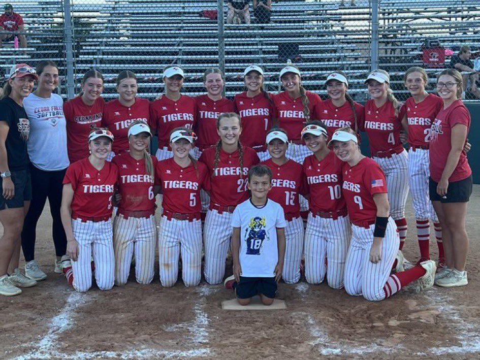 So incredibly proud of our CF Tigers team. 1st time ever to State tournament and 4th place finish. Already looking forward to next year. Now get to start my last year with my @cik08fastpitch teammates. #historymade