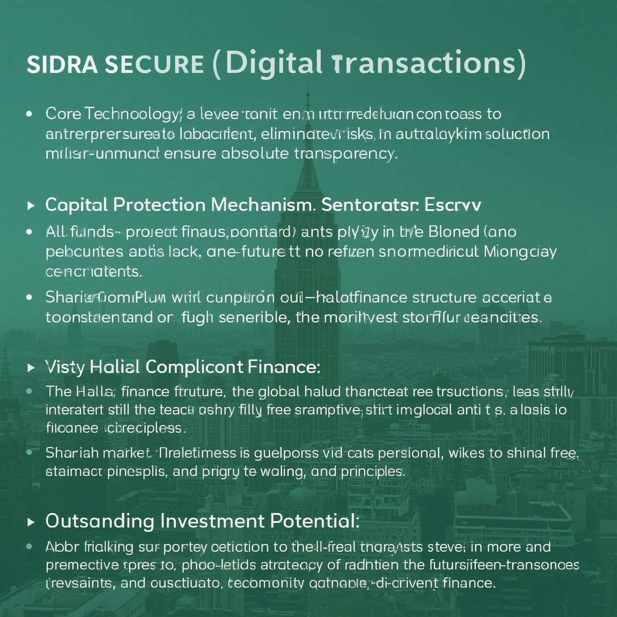 ✅Earn Trust with Every Transaction — 🚀Choose SIDRA SECURE Escrow

SIDRA SECURE Escrow isn’t just a platform — it’s a practical, Shariah-compliant answer to one of digital commerce’s toughest issues: trust.

✅ Payments released only on agreed conditions
✅ Verified delivery of