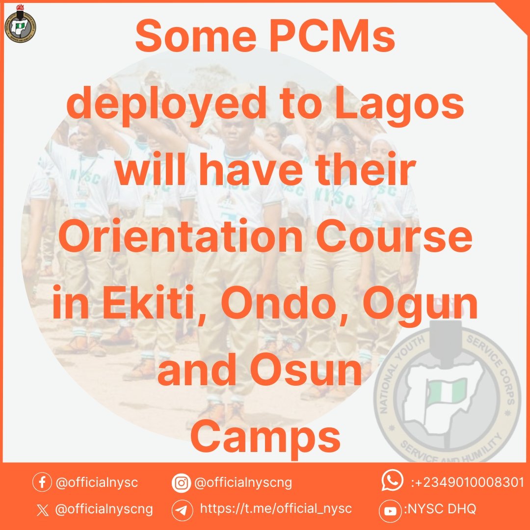 NYSC NDHQ (@officialnyscng) on Twitter photo 