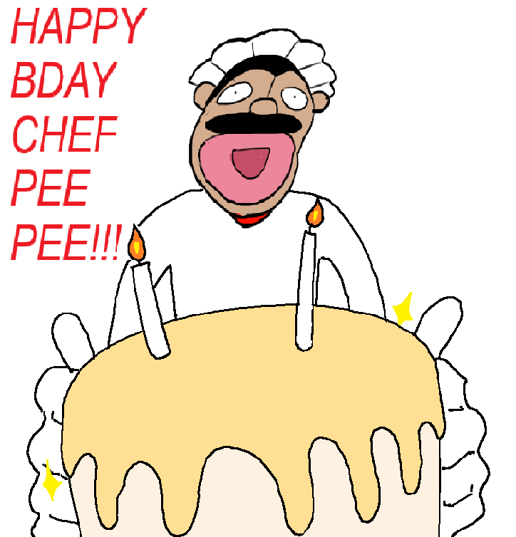 Italian_Joey's tweet photo. HAPPY BDAY CHEF PEE PEE!!! here is yo pee pee cake, ma brotha! https://t.co/aN1pCebhvw