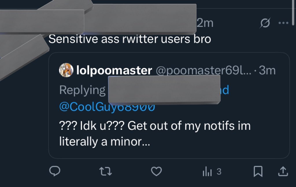 poomaster69lol's tweet image. Am i too woke or is this not weird to say to a minor..?