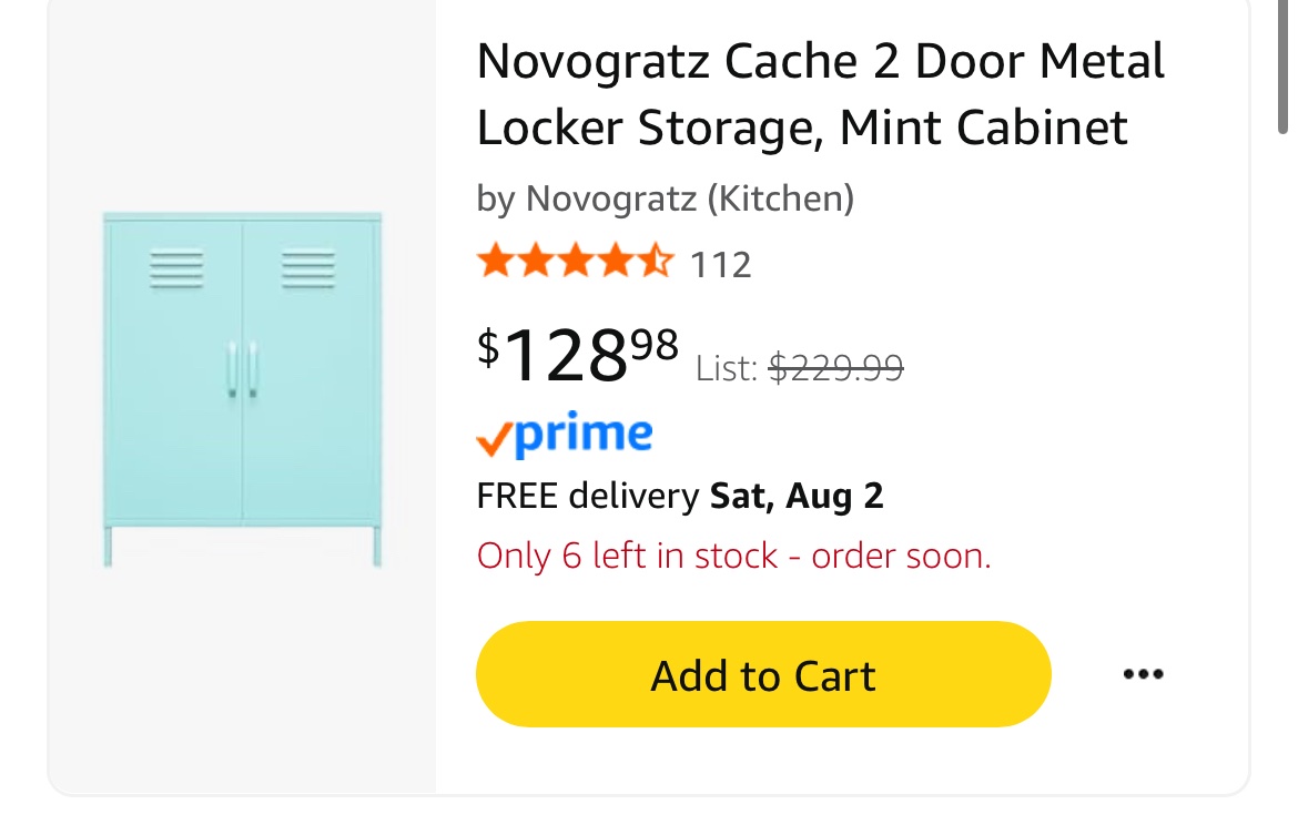 Cait_a12's tweet image. Hoping my dream item gets purchased overnight 🤞🏻🤞🏻 Only 6 left in stock and it’s currently on sale! 
#clearthelist #Teachersof𝕏 
amazon.com/hz/wishlist/ls…
