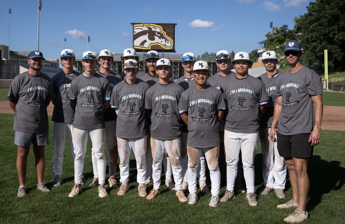 This 16u group: 

24-5-1 
2.32 ERA 
.949 fielding %
.317 BA 

Dogs.