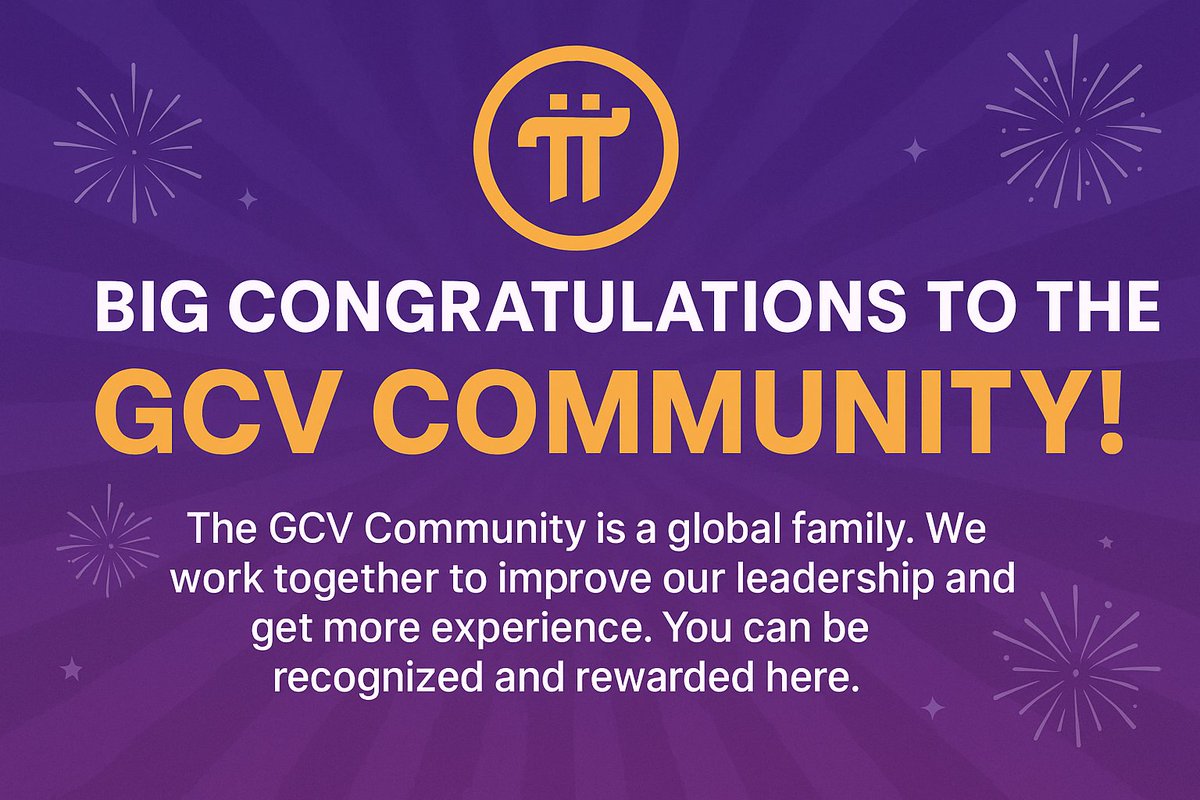 🎉 Big Congratulations to the GCV Community! 🎉

Why are we celebrating?

Because more and more social media influencers and YouTubers are now openly supporting GCV! They truly understand the deep meaning and vital importance of GCV to the success of the Pi Network. And that is