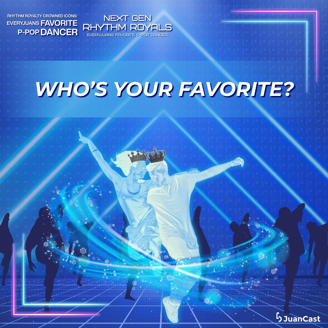 NotJuanCastPH's tweet image. Just 3 days left before we crown the Rhythm Royalty Icon and Next Gen Rhythm Royals end!
Who’s your favorite 🩵 among them? Will you stars casted for them already?
Cast your votes now via the #JuanCast app 📲 or browser and secure their spot!
#EveryJuansChoice…