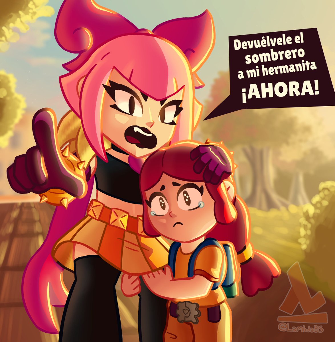 Melodie protege a su hermanita

#BrawlStars  #BrawlStarsArt