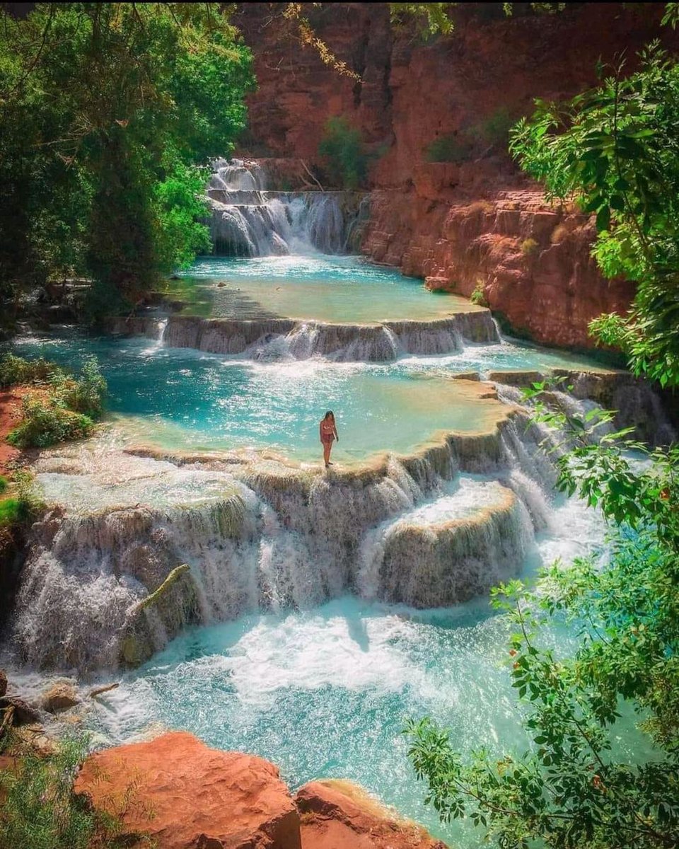 Beaver Falls In Arizona, USA