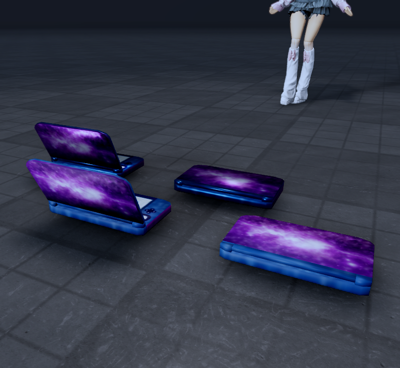 Ultra_Kaycal's tweet photo. Galaxy 3DS XL

116 poly &amp; 200x200 texture https://t.co/U6yEAo4j65