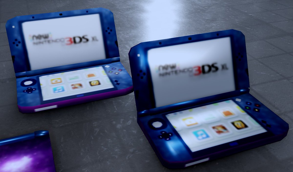 Ultra_Kaycal's tweet photo. Galaxy 3DS XL

116 poly &amp; 200x200 texture https://t.co/U6yEAo4j65