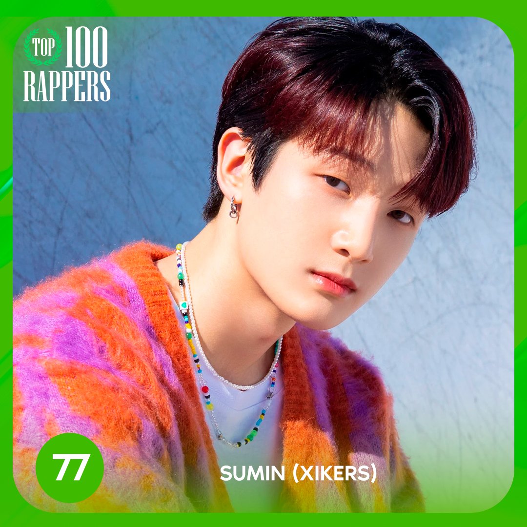 TOP100KPOP's tweet photo. TOP 100 – MALE RAPPERS

#77 SUMIN (XIKERS)

Congratulations! 🎉 https://t.co/jMHvSt1MAm