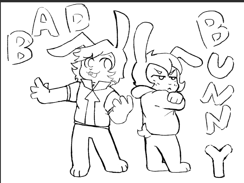 Hachi_Produc's tweet image. #drukiblu me dio pena no subir nada asique aquí un wip de los conejos ratatines