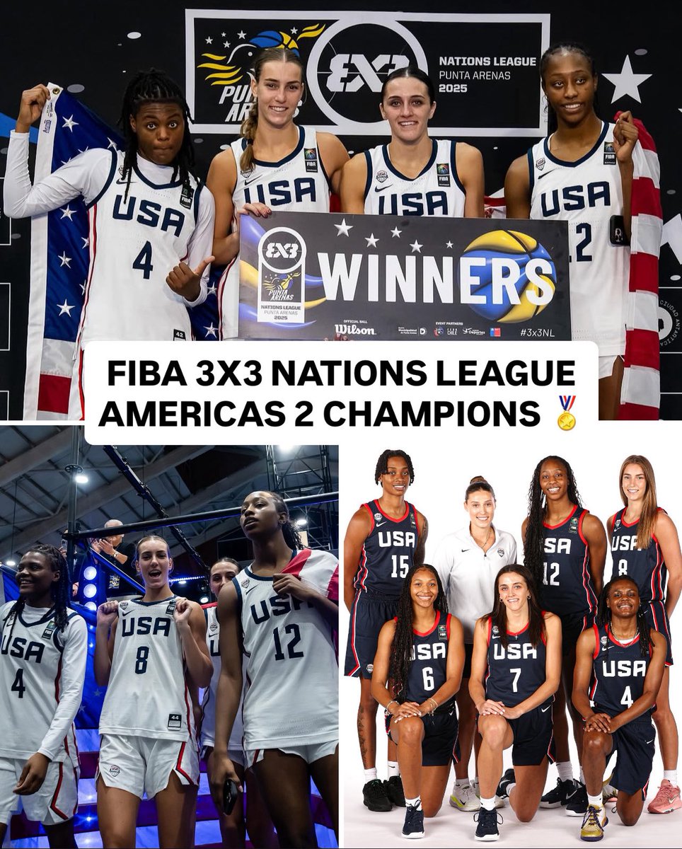 NCAA March Madness (@marchmadnesswbb) on Twitter photo Team USA are CHAMPIONS of <a href="/FIBA3x3/">3x3 Basketball | FIBA3x3</a> Nations League Americas 2!
#NCAAWBB x 📸 USA3X3 Team USA are CHAMPIONS of <a href="/FIBA3x3/">3x3 Basketball | FIBA3x3</a> Nations League Americas 2!
#NCAAWBB x 📸 USA3X3