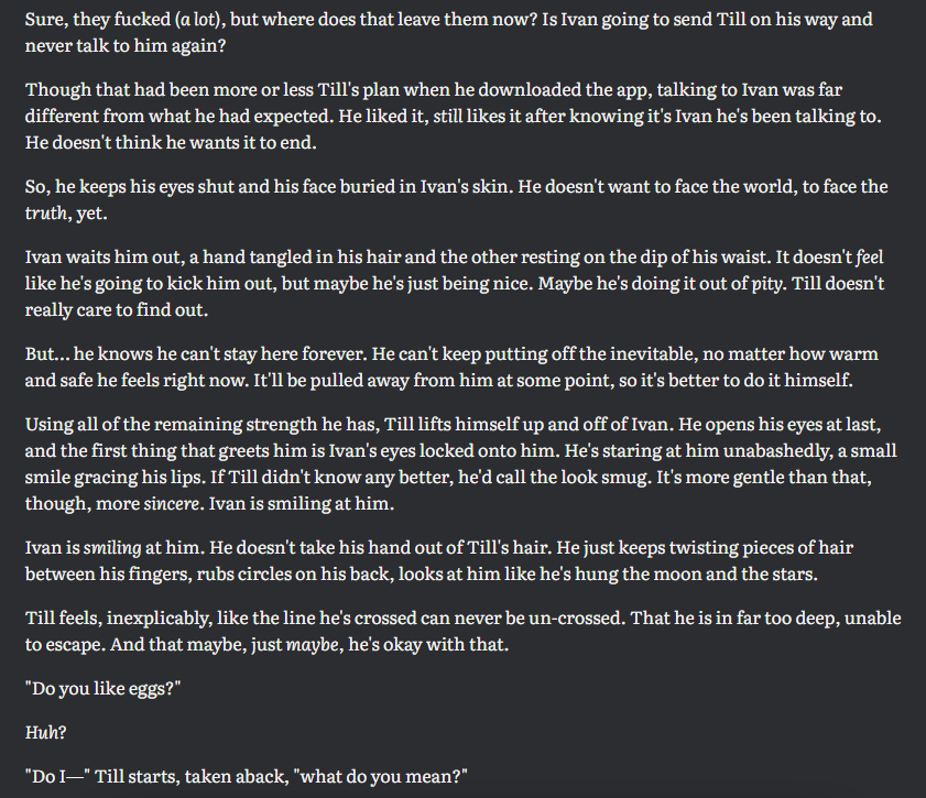 emotionatrophy's tweet image. i feel bad for how long the next chapter of grinding gears is taking so here's a snippet !! i Am working on it i swear