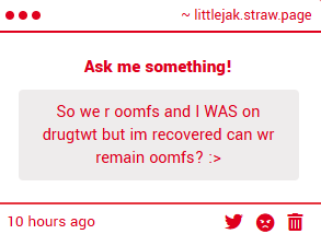 sk1zm01d's tweet image. yeah ofc, lowk the only reason i say drugtwt dni is because seeing ppl on my tl snorting lines is just... really fucking corny to me tbh. like you're fucking 15 snorting lines and posting it on twt being like "guys look!" its just a problem i think ppl need therapy for.
