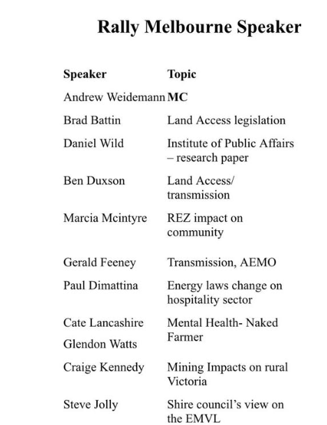 All Victorians this is about more than just farmland. It’s about defending our rights, our privacy, and our freedom from all forms of overreaching government control. More speakers to come. Updates via Across Victoria Alliance #handsoffourland facebook.com/events/1263214…