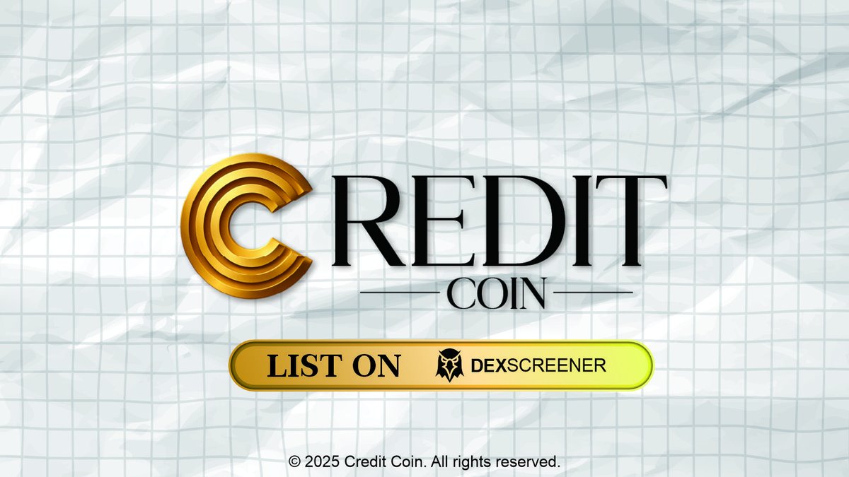 getcreditcoin's tweet photo. Just listed on Dexscreener!
Get your eyes on the chart and your fingers on that buy button.

https://t.co/IkXY0zyAhI https://t.co/QH3oZSR4r2