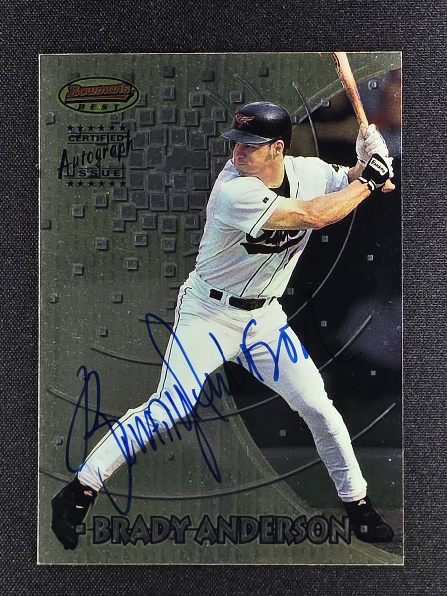 💰 $20 💰

Brady Anderson 1997 Bowman's best auto

💥 #tankstax 💥
📬 $5 flat shipping 📬
🚀 Sale ends 7/31!  🚀