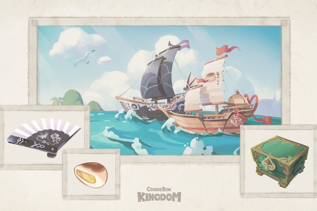 CRKingdomJP's tweet image. 海の向こうから見慣れない船2隻が目撃されたという噂…聞いたことありますか?🔭
一体、どこから何をしに現れたのでしょうか?🛳️🚢