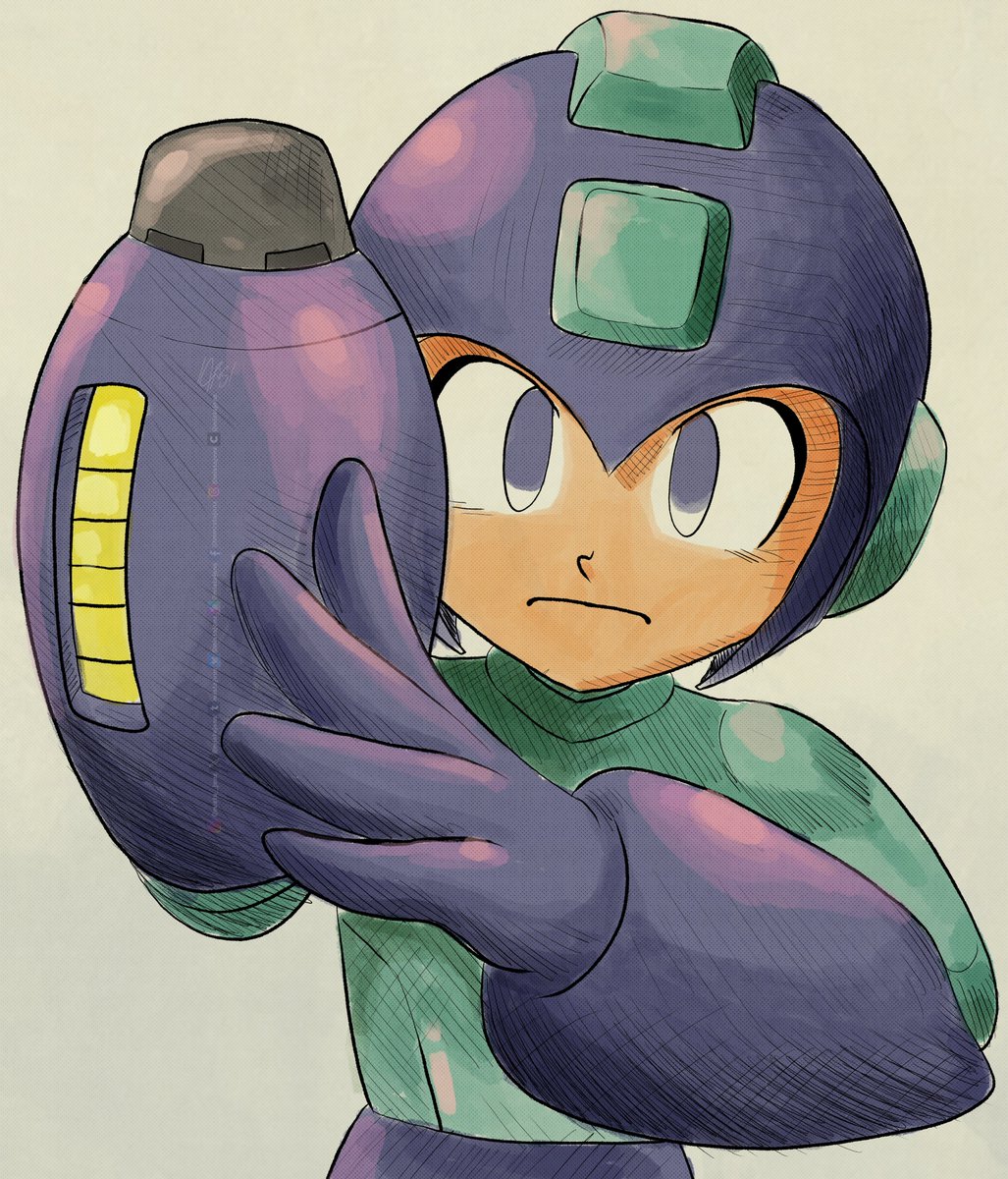 mistajonz's tweet image. &quot;Now I&apos;VE got your power!&quot;
.
.
✨Starting the week off with a Mega Man, Marvel vs Capcom 2 influenced colors/shading.✨