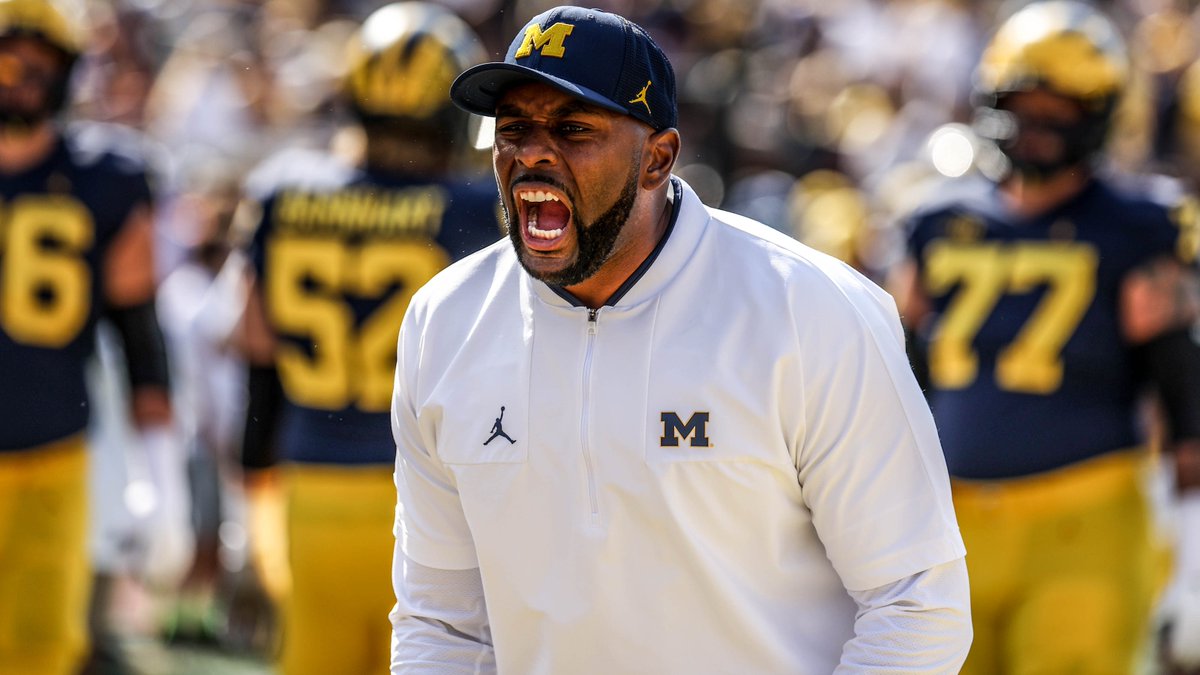 wolverineswire's tweet image. Sherrone Moore seeks undefeated Michigan season, not just in 2025, but every year wolverineswire.usatoday.com/story/sports/c…