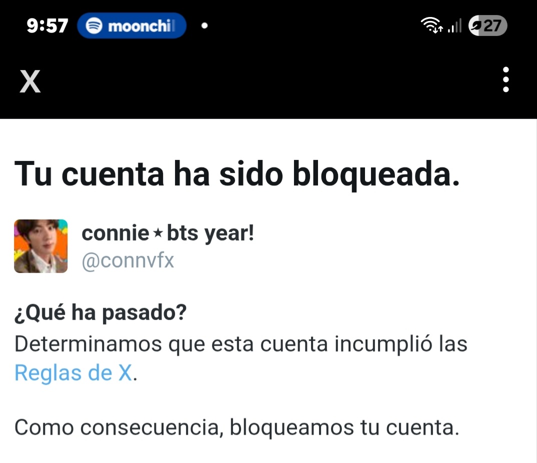 connvfx's tweet image. ya hasta me había sorprendido de q no me bloquearan la cuenta