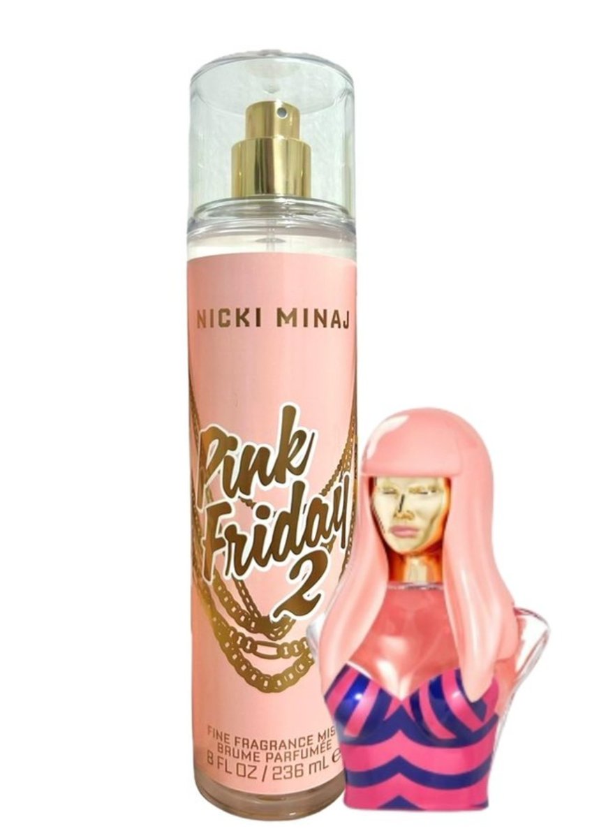 QueenRadioX's tweet image. 🛍| Body Mist versions of @NICKIMINAJ's Pink Friday 2 Perfume can now be found at select ROSS stores. Call your local ROSS to see if they have it, now.